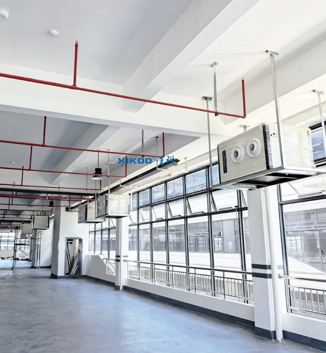 蒸發冷省電空調廠家-工業省電空調-環?？照{廠房車間空調星科